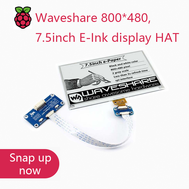 Golf Zero - Display E-Ink Waveshare 800*480, 7.5 Pollici